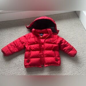 Polo by Ralph Lauren Kids Red Puffer Jacket 4T